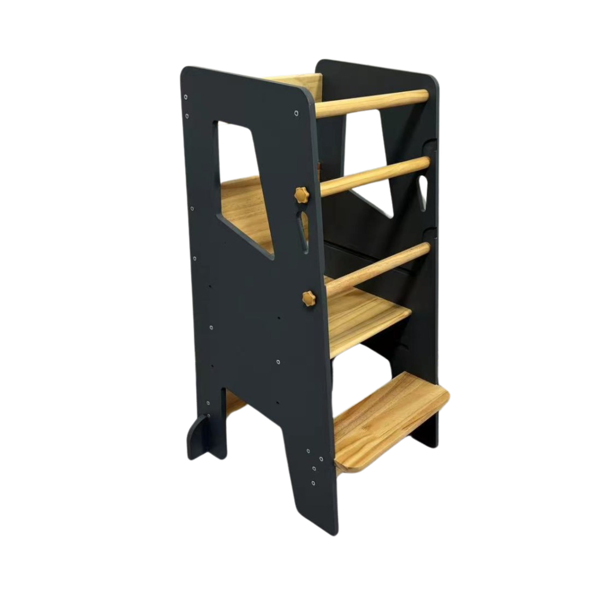 Toddler Learning Towers Montessori Learning - Adjustable toddler learning tower for safe kitchen access, promoting independence in young children